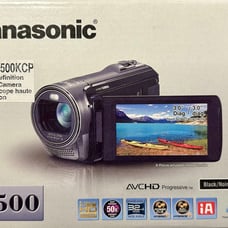 Panasonic HC-V500 HD Camcorder with extras!