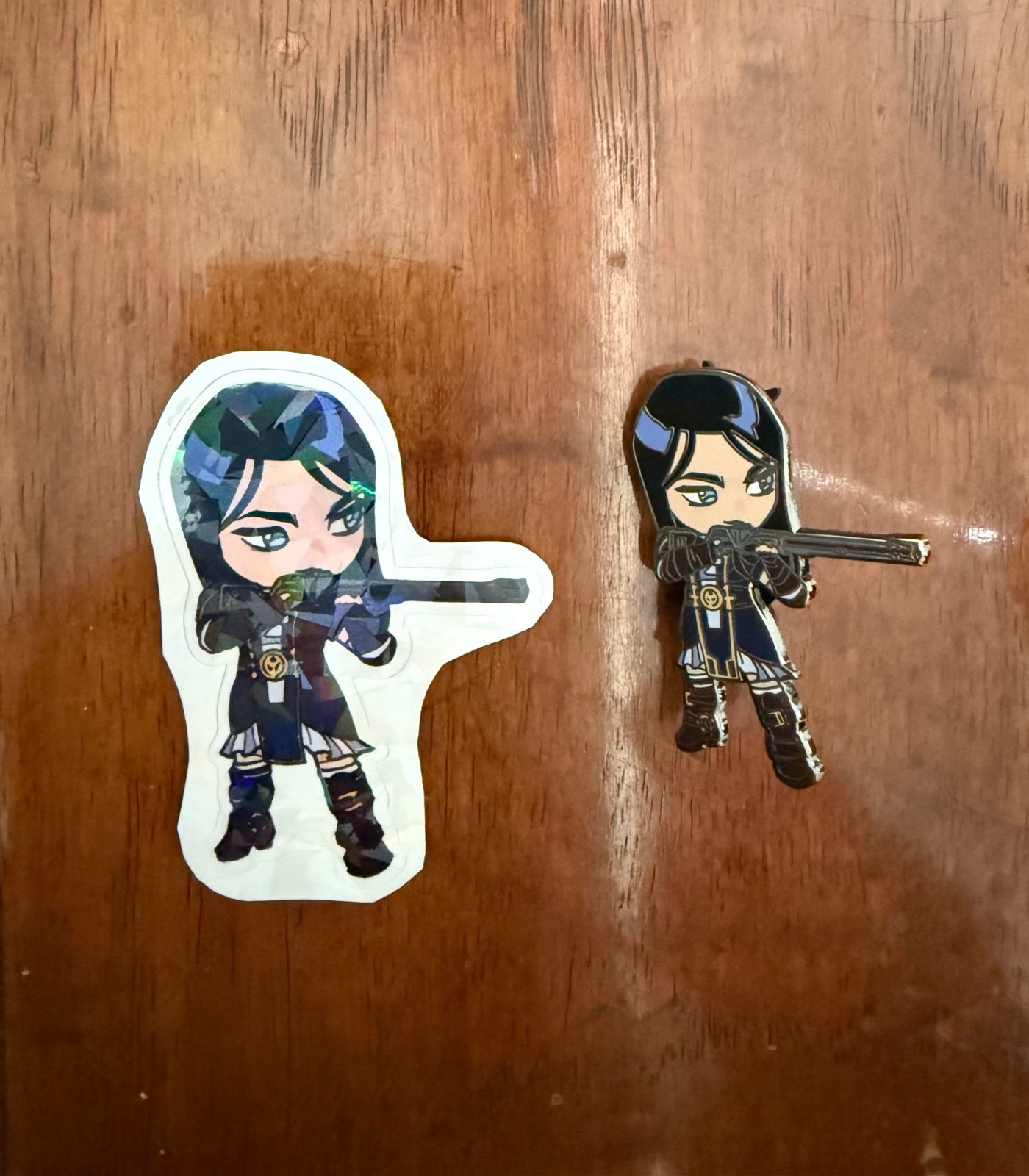 Caitlyn Arcane Pin & Sticker