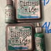 6 sets of Tim holtz distress oxide ink pads and ink refill FULL SIZED set9