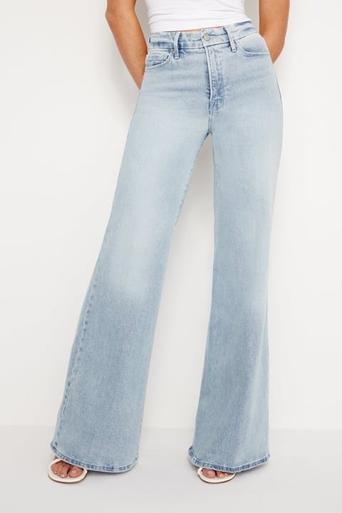 Good American Good Waist Palazzo Jeans