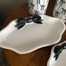 Beautiful black bows bathroom set