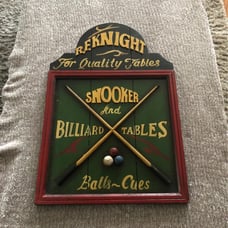 Pub Sign Billiards RAM Gameroom Product