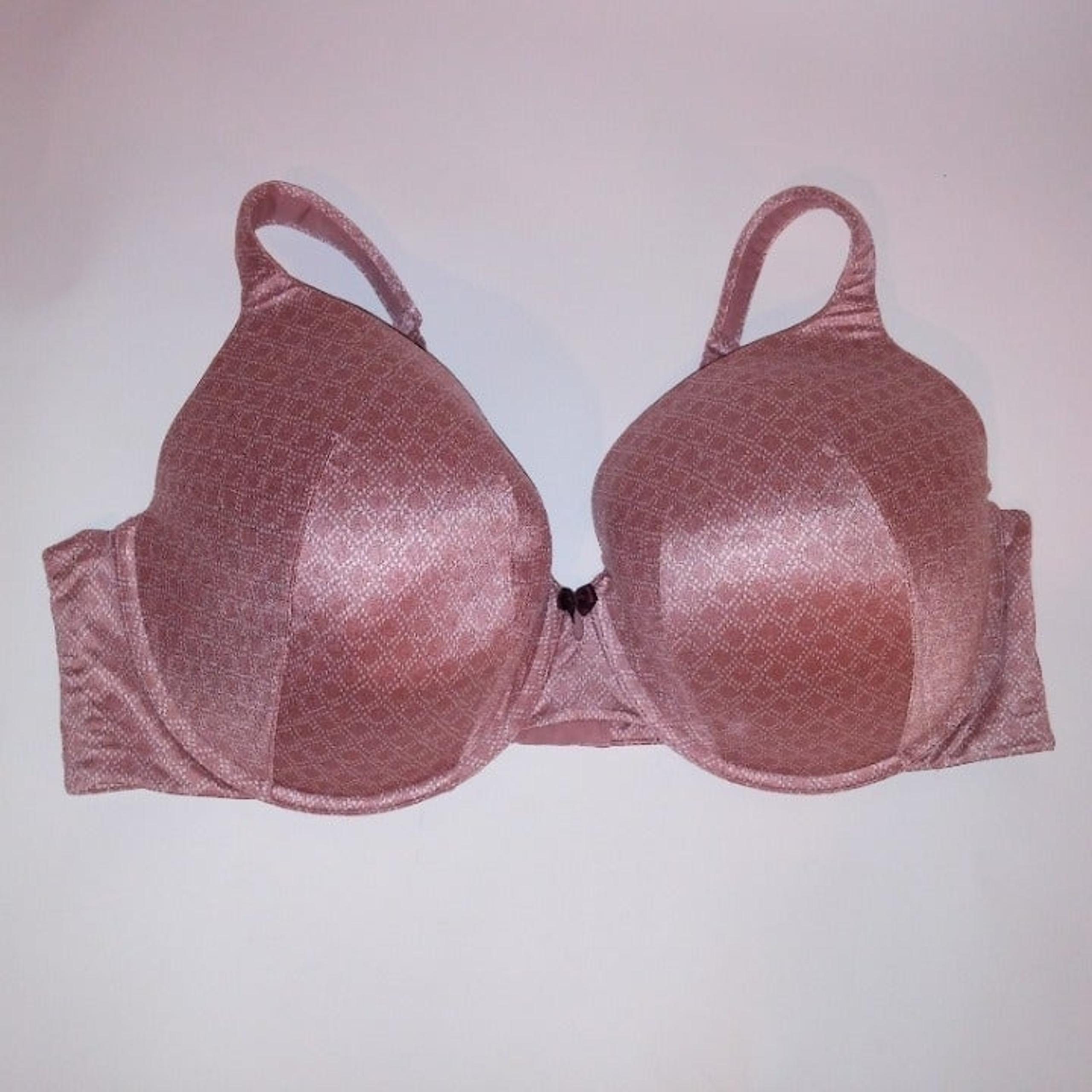 Cacique Bra 46DD Intuition Full Coverage Mauve Lightly Padded Underwire Preowned