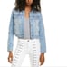 NEON BLONDE Rebel Starstruck Denim Trucker Jacket NWT Size Small