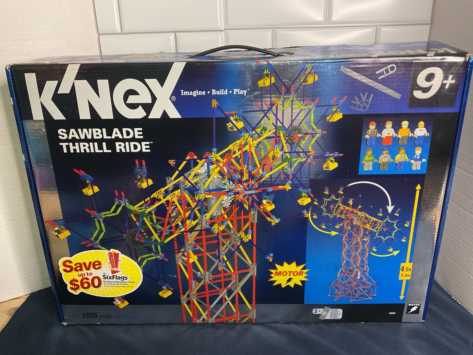 K’Nex Sawblade Thrill Ride Building Set Preowned, See Pics