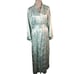 Inner Most 2 Piece Gown & Robe Floral Garden Print Luxury Long Glamour Sexy SZ M