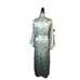 Inner Most 2 Piece Gown & Robe Floral Garden Print Luxury Long Glamour Sexy SZ M