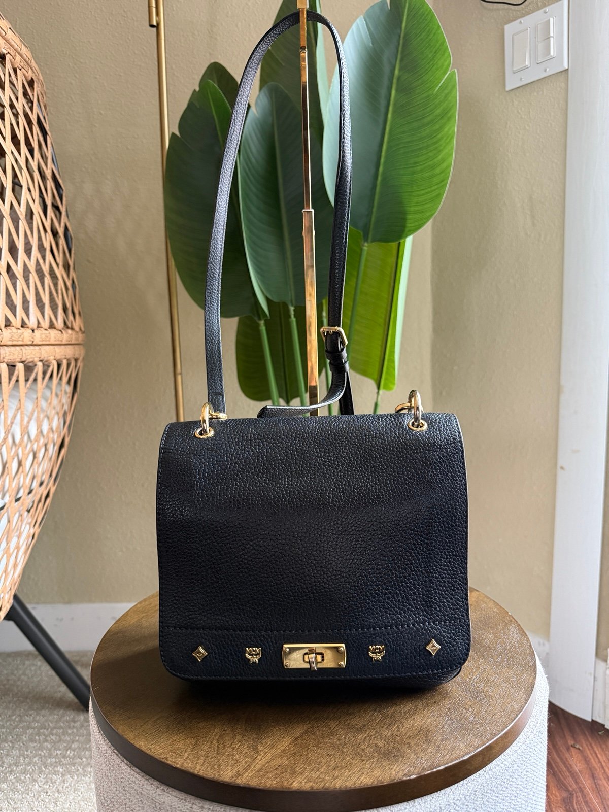 MCM 2 way sling bag