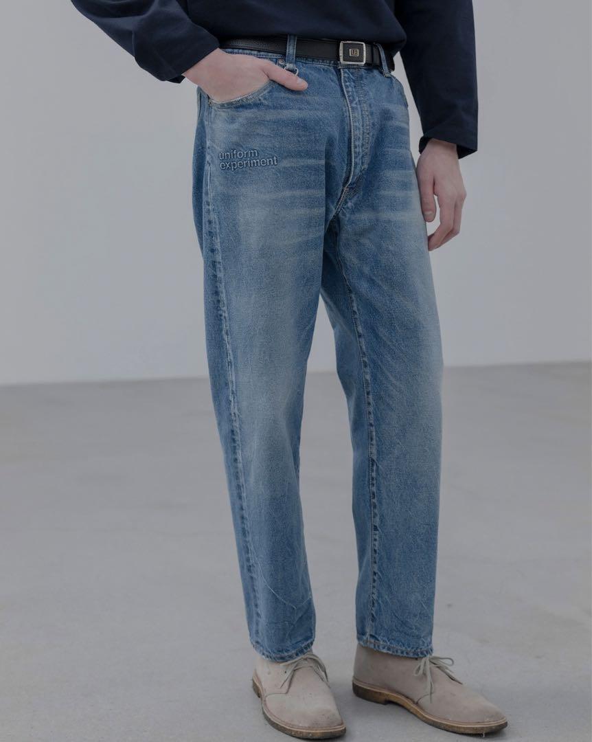 定率割引 往復 experiment uniform DAMAGED PANTS DENIM パンツ