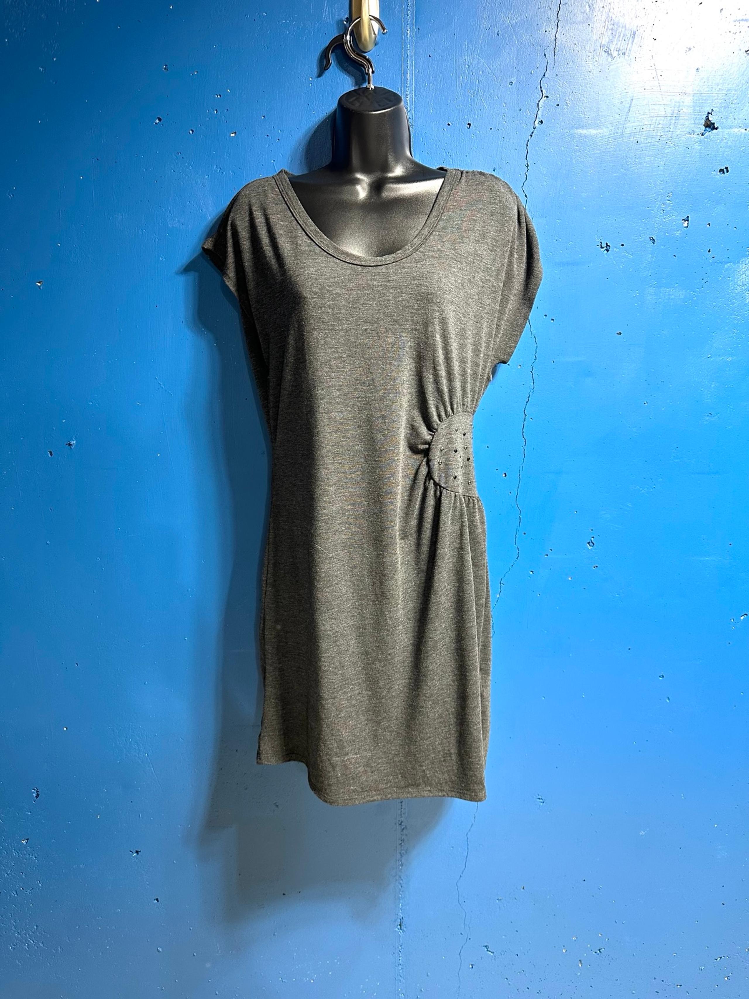 Anthropologie “TULLE” knee length grey dress size small