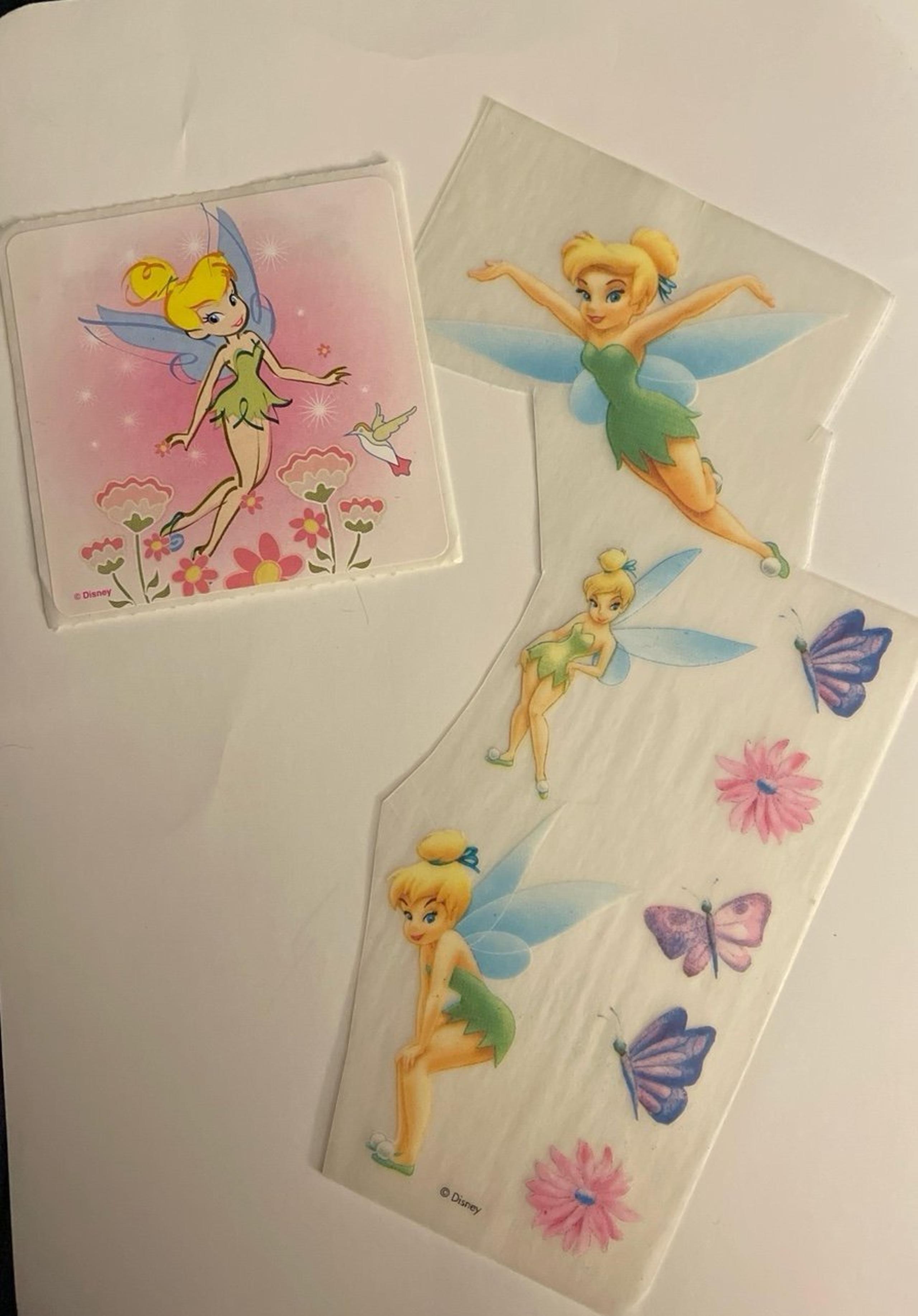 Tinkerbell sticker, temporary tattoos