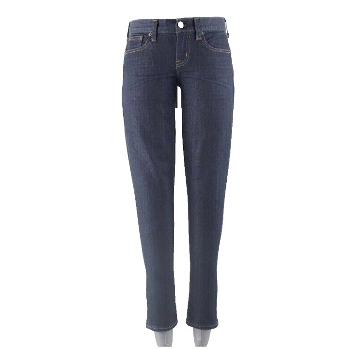 J Crew Toothpick NEW 125 Sz 26 X 29 Blue Denim Ankle Cotton Blend Jeans