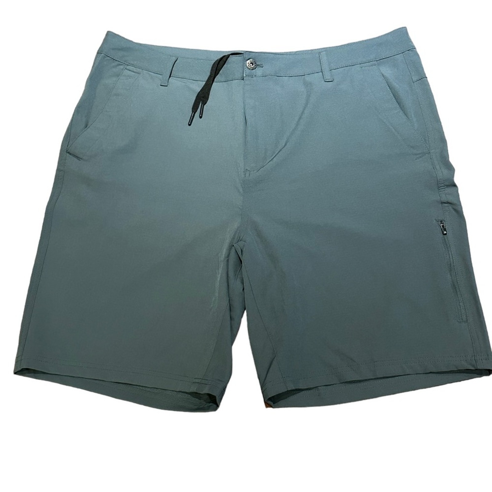 Gerry Mens Size 40 Jade Green Polyester Outdoor Shorts with Drawstring Waist