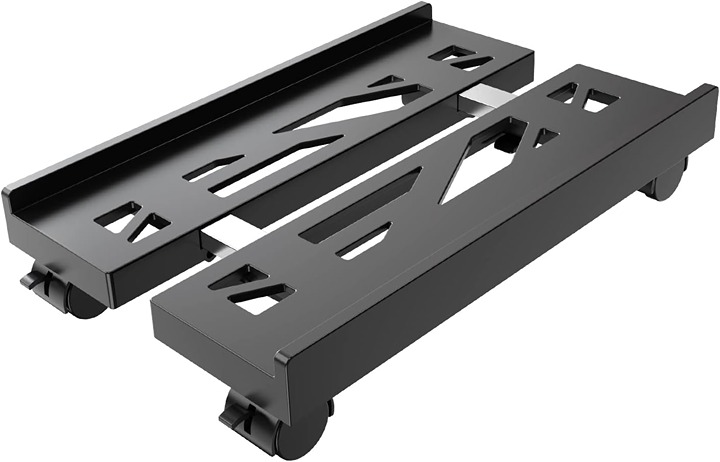 Adjustable Mobile CPU Stand Black