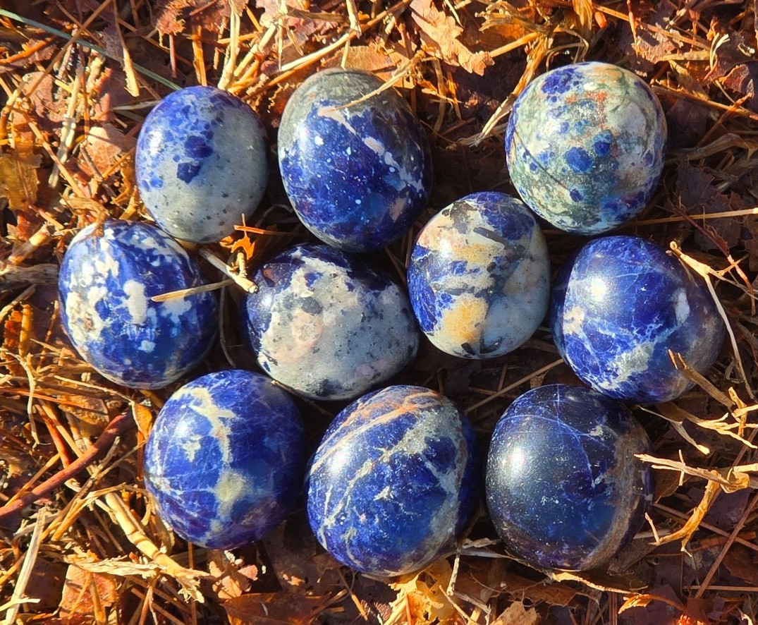 High-Quality & GORGEOUS! Sunset Sodalite Lg. Crystal Tumbles- LOT or Per Piece!