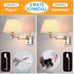 Bedside Wall Mount Light 2 pack