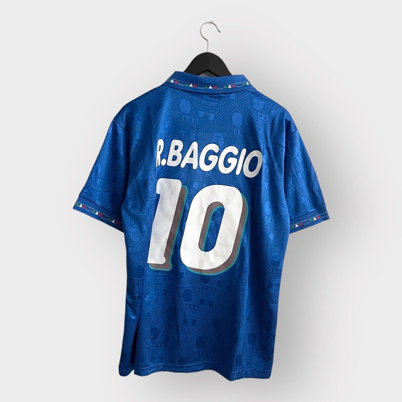 Italy 1994 World Cup retro Home Jersey, R. Baggio #10 Size L