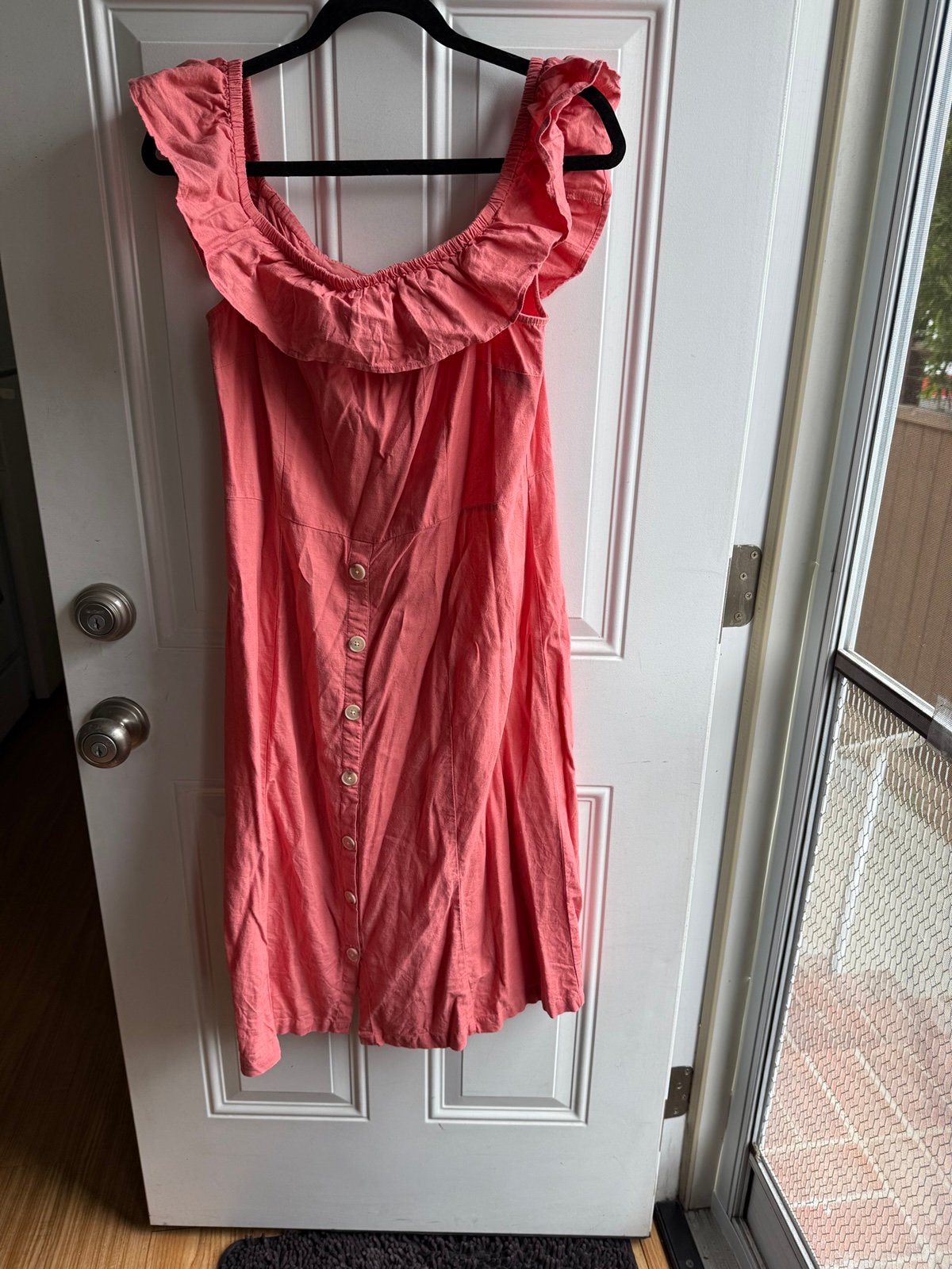 Loft Beach linen blend dress