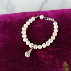 925 Pearl Crystal Bracelet