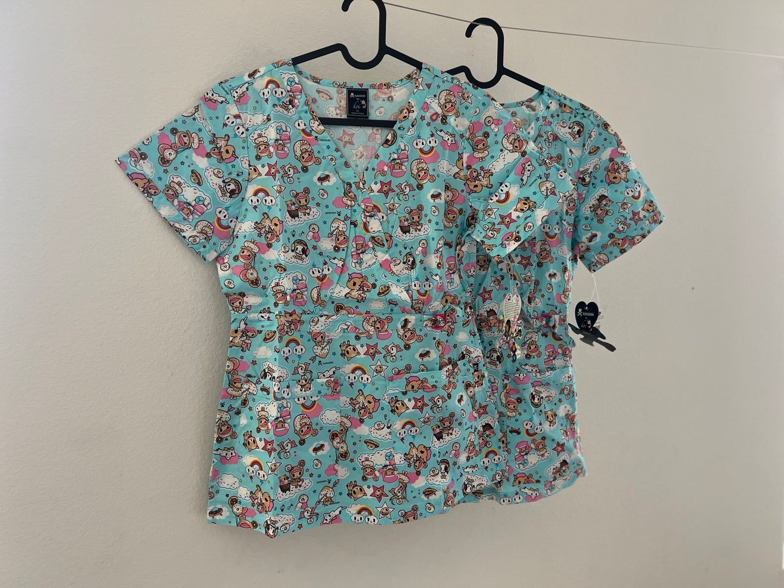 Tokidoki x Koi DONUTELLA COTTON CANDY - medical scrub tops
