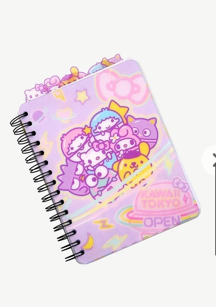 Hello Kitty Kawaii Tokyo Tabbed Journal