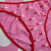 NWT Rare VTG Victoria's Secret PINK Low Rise Bikini Panty XS Pink Red Dogs