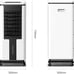 R.W FLAME Portable Air Cooler for Home w/Remote Control ((250.00 VALUE))