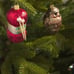 Anthropologie Harrods Yarn And Knitting Needles Ornament Hand Blown Glass New