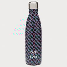 NEW DVF x Swell 3D chain block patterned insulated water bottle 17 oz