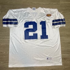 Vintage 90’s Dallas Cowboys Super Bowl XXX Deion Sanders #21 NFL Jersey Size 2XL