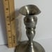 Vintage pewter candleholder