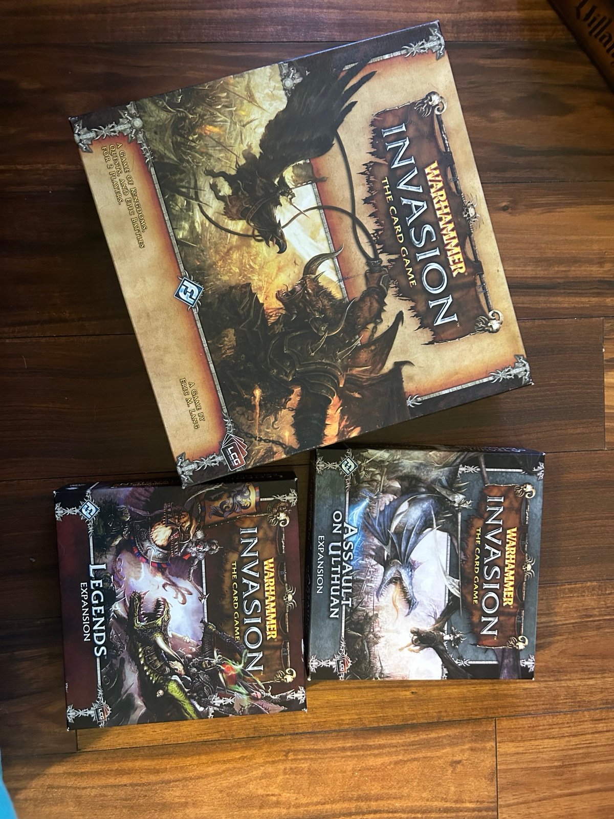 warhammer invasion card game plus two expansions