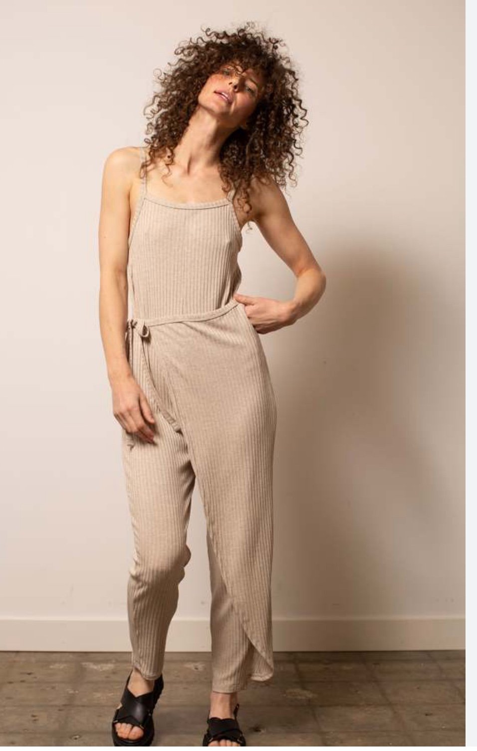 Rita Raw Lina Jumpsuit Beige sz S - NWT
