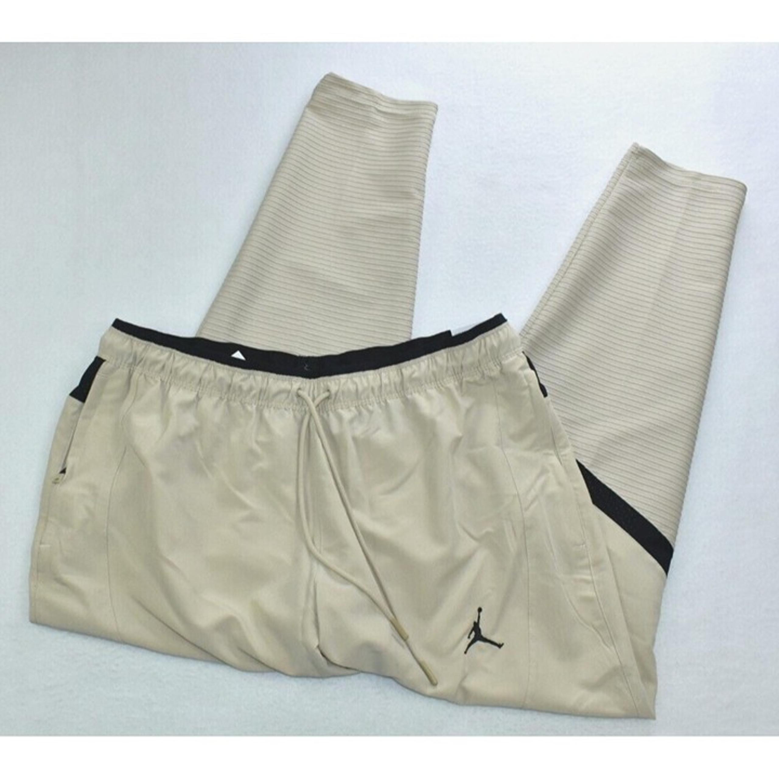 Jordan Air Dri Fit Statement Men Pants Size XXL Beige Woven Jogger DV1277-206