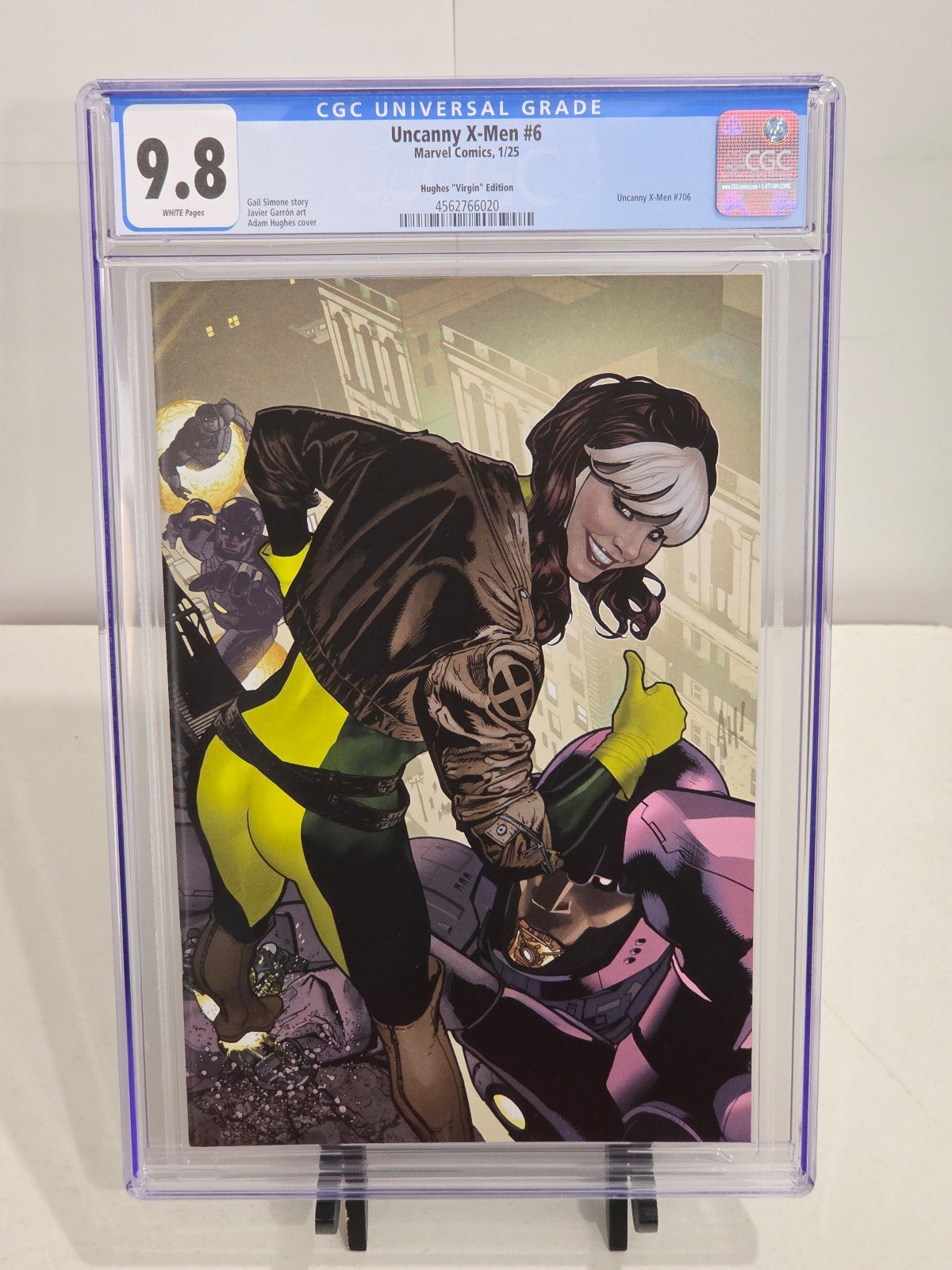 Uncanny X-Men #6 Adam Hughes Rogue Virgin 1:100 Incentive Variant CGC 9.8