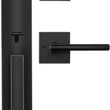19 L x 2.8 W Front Door Lockset Handleset w/Single Cylinder Deadbolt & Deadbolt