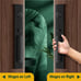 19 L x 2.8 W Front Door Lockset Handleset w/Single Cylinder Deadbolt & Deadbolt