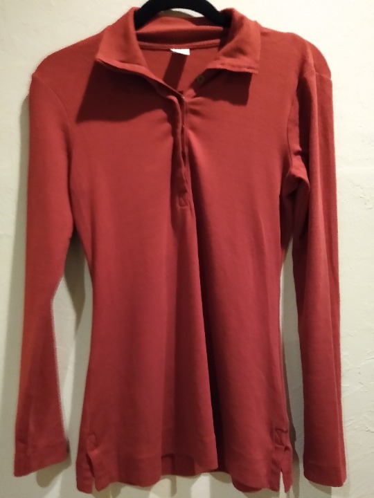 Long Sleeve Pima Cotton Polo Shirt