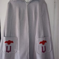Beautifully Preserved Women's Wool Cape Coat