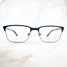 Dragon Eyeglasses Frame DR2015 Men's Black Metal Rectangular Half Rim 57-19-150