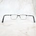 Dragon Eyeglasses Frame DR2015 Men's Black Metal Rectangular Half Rim 57-19-150