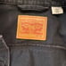 Black Levi’s fringe denim jacket