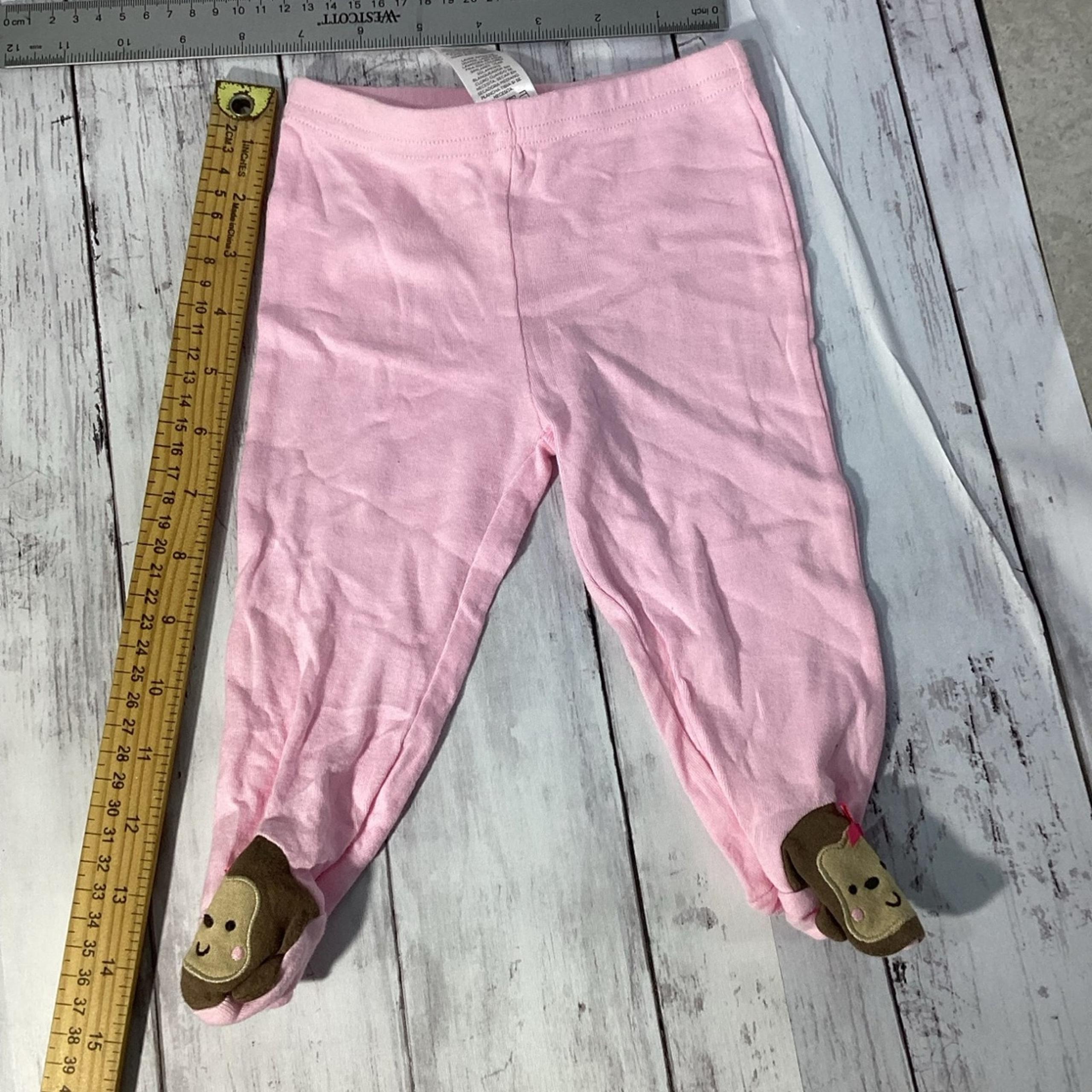 pink leggings monkey 3/5 kids