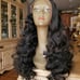 Black Bodywave Beauty Lace FrontbWig