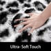 Fluffy Leopard Print Rug, Modern Shag Cheetah Rugs Home Decor for Teen, 4x6 Fee