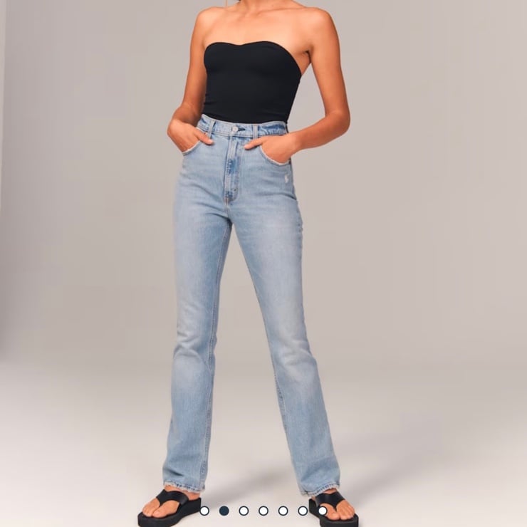 Abercrombie Ultra High Rise Vintage Flare Jean