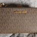 Michael Kors monogram clutch
