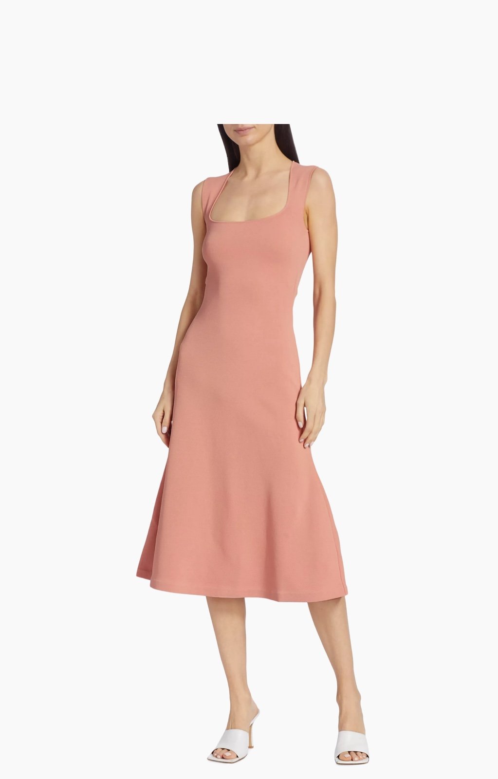 1550 Stella McCartney Compact Knit Flounce Midi-Dress size 44/us8-10