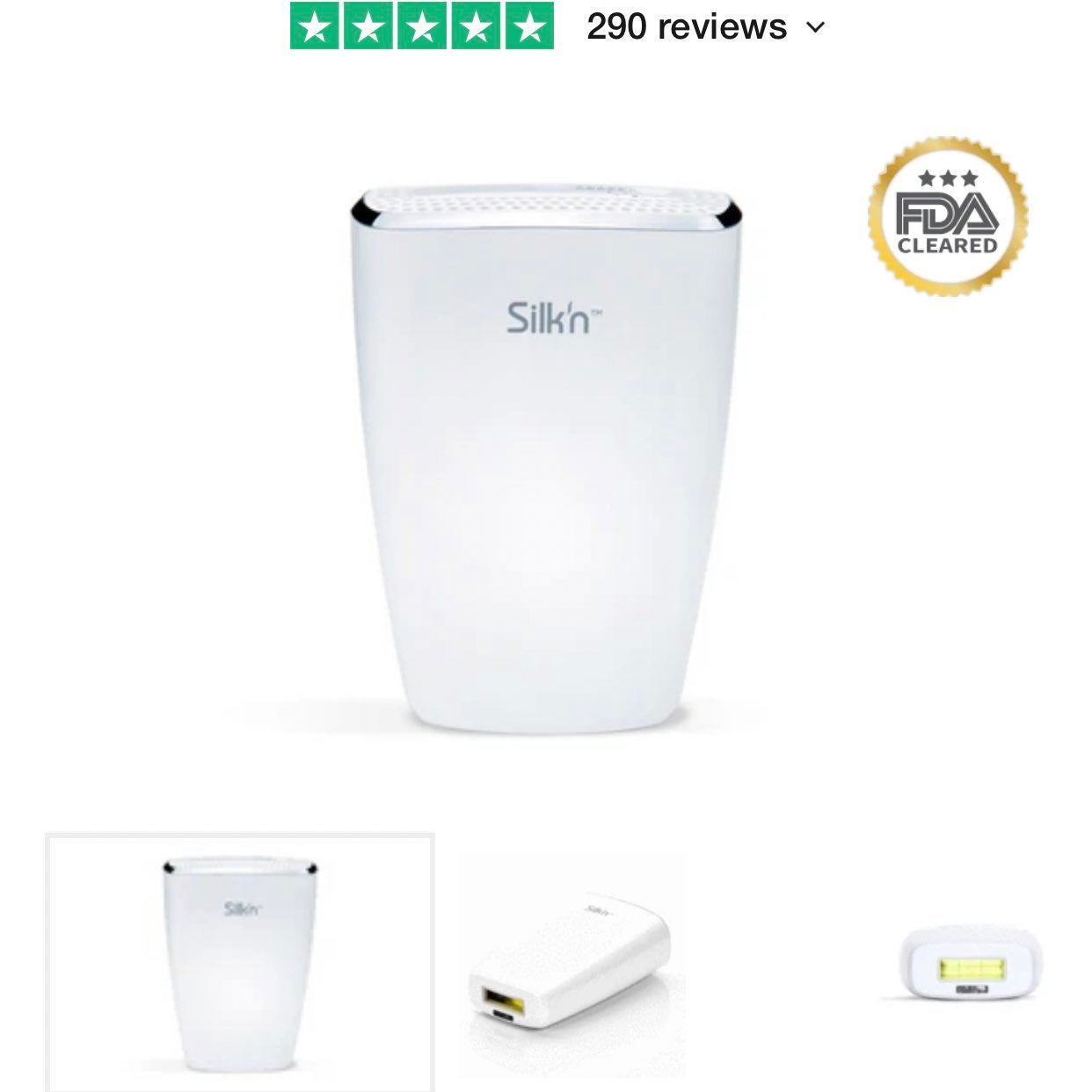 Silk'n Flash&Go Jewel Hair Removal Devic