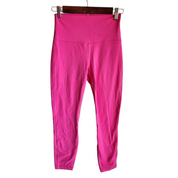 Lululemon Pants 6 Pink Women's Align High Rise Pant 25" Leggings Gym Workout